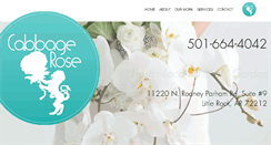 Desktop Screenshot of cabbageroseflorist.com